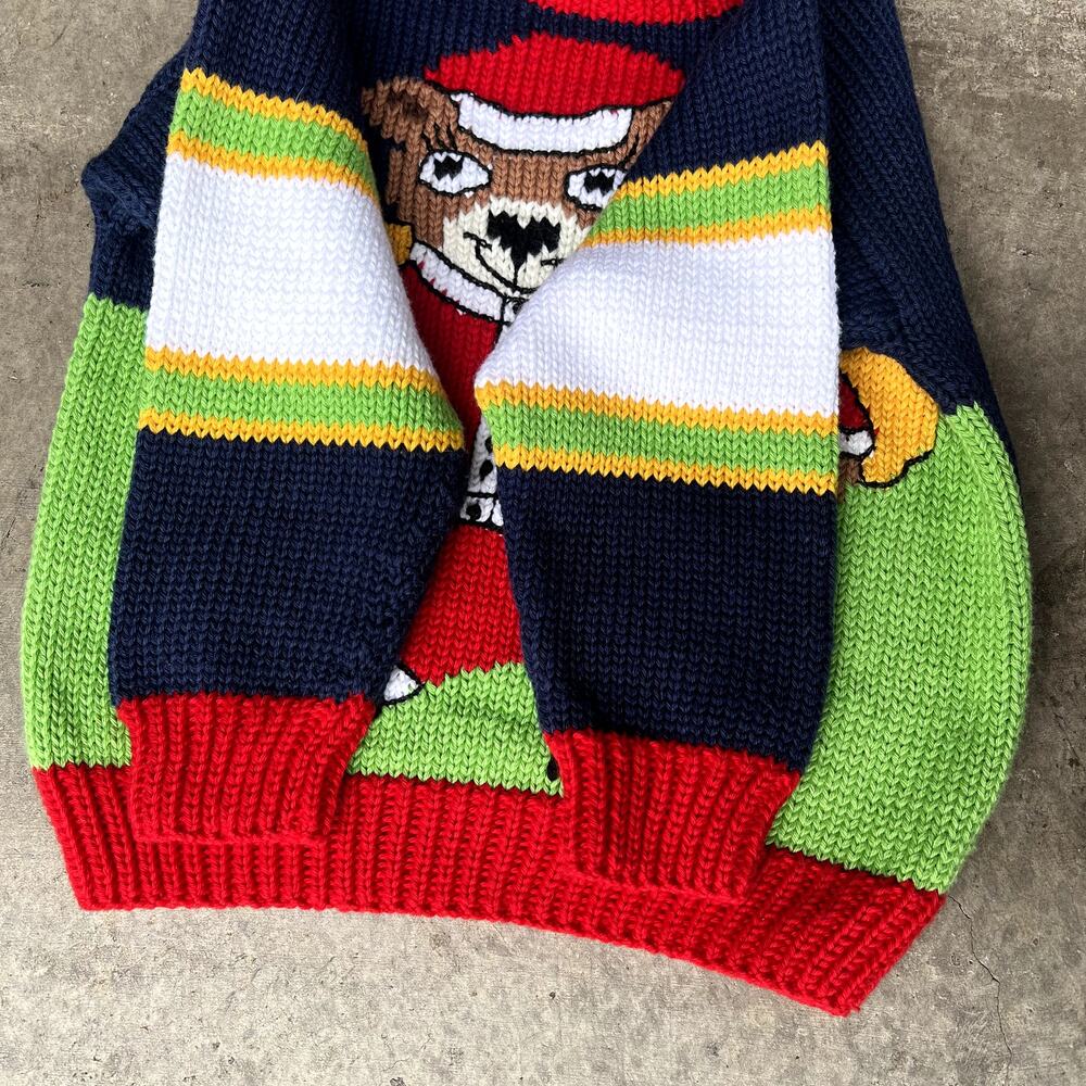 Peruvian Fashions Children's Alpaca Wool Hand Knitted Sweater Christmas Size 4 - Picture 5 of 8